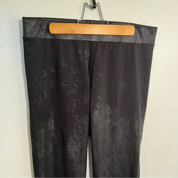 Vince Camuto Leggings Black Crinkled - Picture 2 of 12